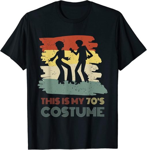 Halloween 1970s Party Disco This Is My 70"s Costume T-Shirt