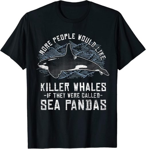 Sea Panda Orca Animal Lover Killer Whale T-Shirt